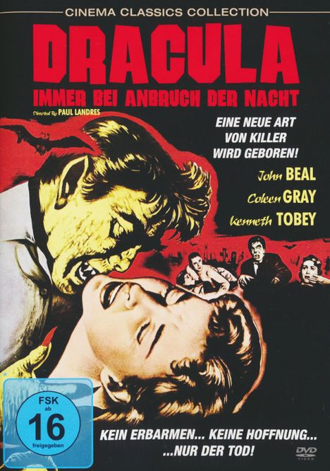 Dracula - Immer bei Anbruch der Nacht, DVD