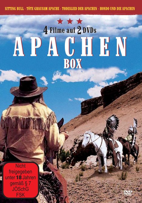 Apachen Box (4 Filme auf 2 DVDs), 2 DVDs