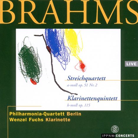 Johannes Brahms (1833-1897): Streichquartett Nr.2, CD