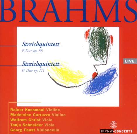 Johannes Brahms (1833-1897): Streichquintette Nr.1 &amp; 2, CD