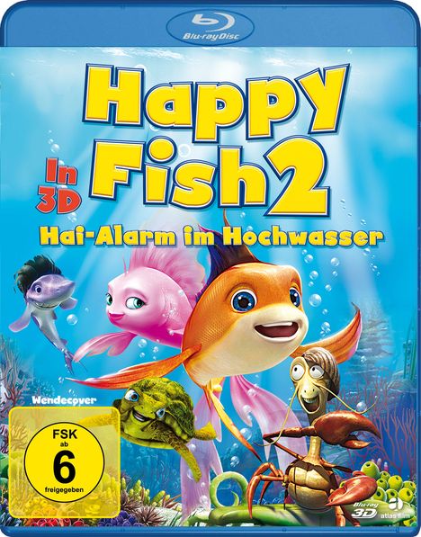 Happy Fish 2 - Hai-Alarm im Hochwasser (3D Blu-ray), Blu-ray Disc