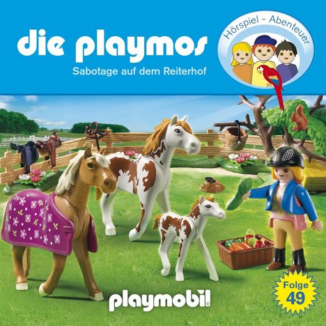 Die Playmos (49) - Sabotage auf dem Reiterhof, CD
