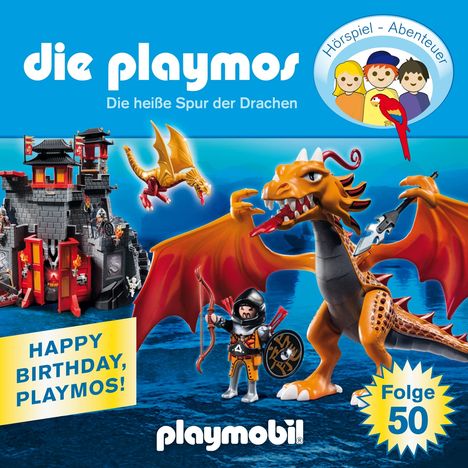 Die Playmos (50) - Die heiße Spur der Drachen, CD