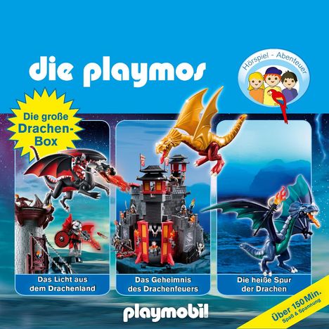Die Playmos - Die große Drachen-Box, 3 CDs