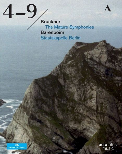 Anton Bruckner (1824-1896): Symphonien Nr.4-9, 6 Blu-ray Discs