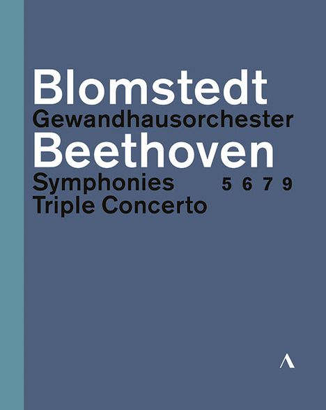 Ludwig van Beethoven (1770-1827): Symphonien Nr.5-7,9, 3 Blu-ray Discs