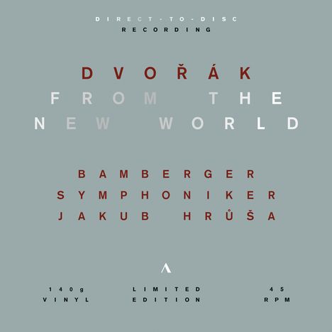 Antonin Dvorak (1841-1904): Symphonie Nr.9 (140g) (45 rpm / Direct-to-Disc-Recording / auf 1893 Stück limitierte &amp; nummerierte Exemplare), 3 LPs