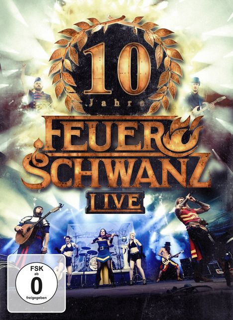 Feuerschwanz: 10 Jahre: Live (Extended Edition), 1 CD und 1 DVD