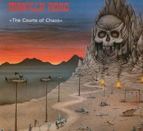 Manilla Road: The Courts Of Chaos (Limited Edition) (Royal Blue Vinyl), LP