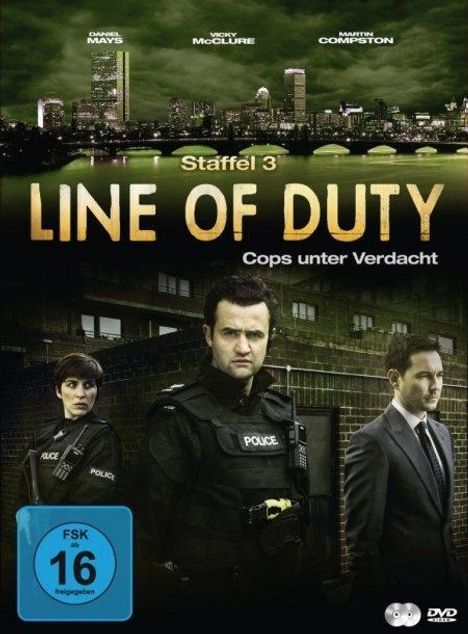 Line of Duty Staffel 3, 3 DVDs