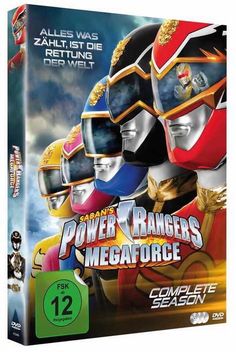 Power Rangers: Megaforce (Komplette Serie), 3 DVDs