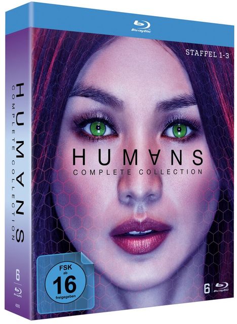 Humans (Komplette Serie) (Blu-ray), 6 Blu-ray Discs