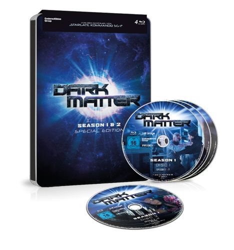 Dark Matter Staffel 1&2 (Steel Edition) (Blu-ray), 4 Blu-ray Discs