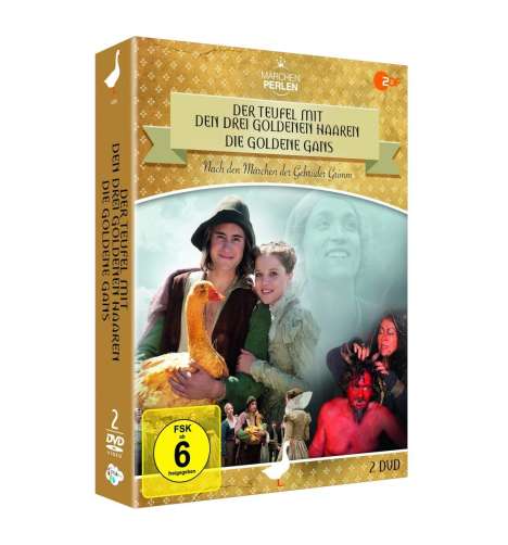Die Goldene Gans / Der Teufel mit den drei goldenen Haaren (Goldbox), 2 DVDs