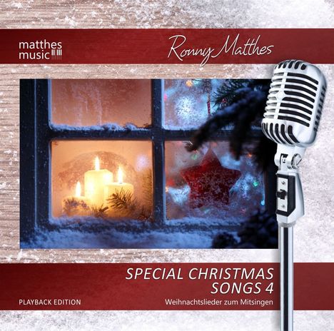 Ronny Matthes: Special Christmas Songs-Playback/Karaoke,Vol.4, CD