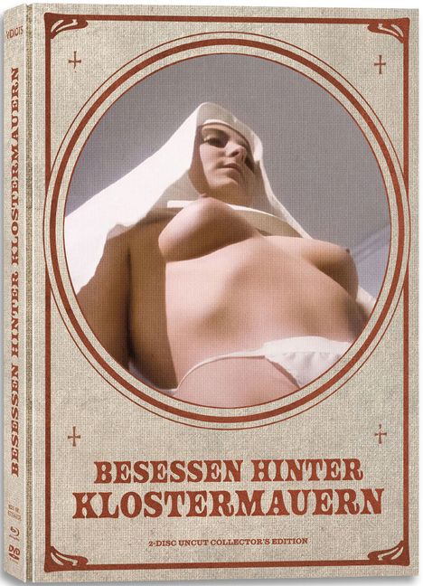Besessen hinter Klostermauern (Blu-ray &amp; DVD im Mediabook), 1 Blu-ray Disc und 1 DVD