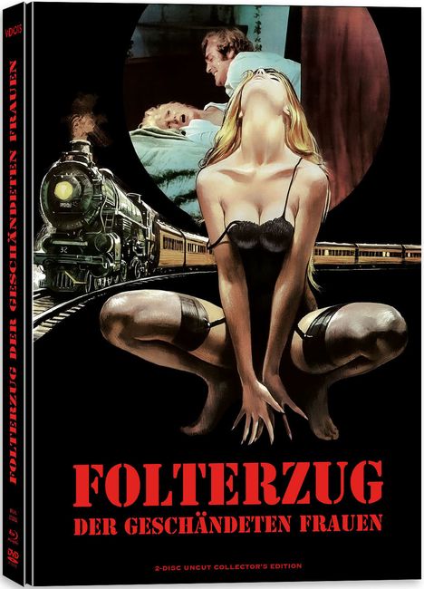 Folterzug der geschändeten Frauen (Blu-ray &amp; DVD im Mediabook), 1 Blu-ray Disc und 1 DVD