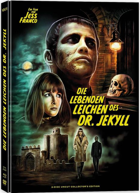 Die lebenden Leichen des Dr. Jekyll (Blu-ray &amp; DVD im Mediabook), 1 Blu-ray Disc und 1 DVD