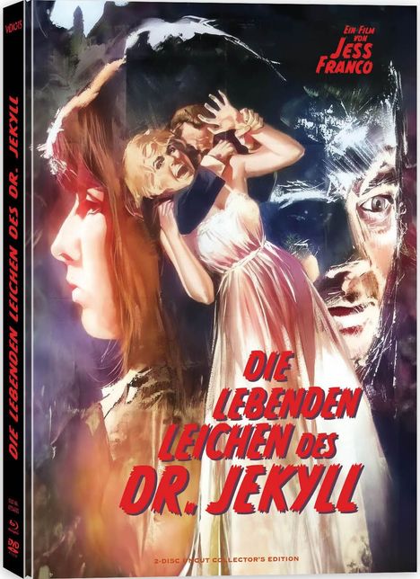 Die lebenden Leichen des Dr. Jekyll (Blu-ray &amp; DVD im Mediabook), 1 Blu-ray Disc und 1 DVD