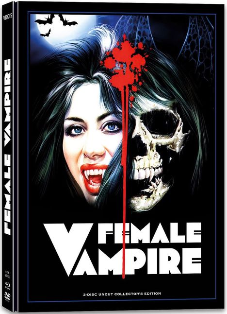 Female Vampire (Blu-ray & DVD im Mediabook), 1 Blu-ray Disc und 1 DVD