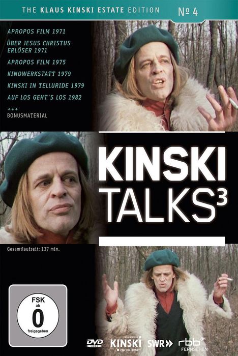 Kinski Talks 3, DVD