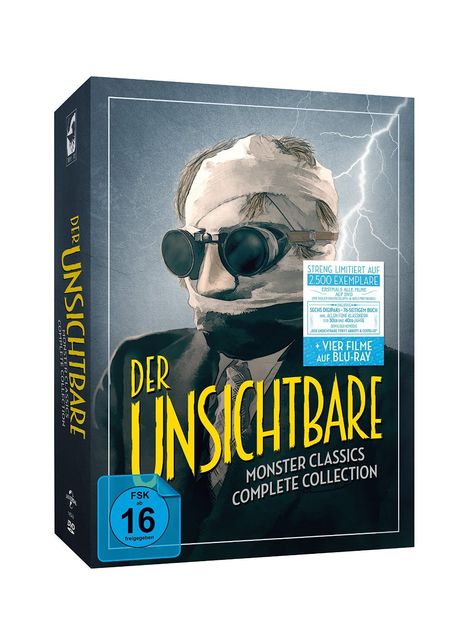 Der Unsichtbare (Komplette Collection) (Blu-ray &amp; DVD), 6 DVDs und 2 Blu-ray Discs