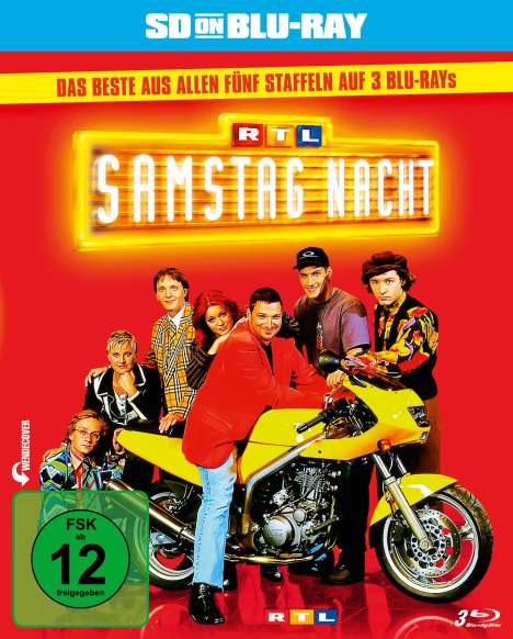 RTL Samstag Nacht - Das Beste aus allen fünf Staffeln (SD on Blu-ray), 3 Blu-ray Discs