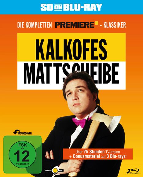 Kalkofes Mattscheibe: Die kompletten Premiere-Klassiker (SD on Blu-ray), 3 Blu-ray Discs