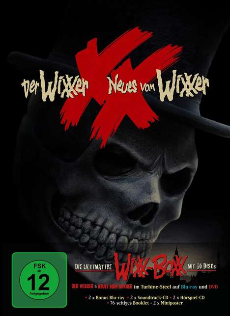 Die ultimative WiXX-BoXX (Blu-ray, DVD und CD in Capbox), 4 Blu-ray Discs, 2 DVDs und 4 CDs
