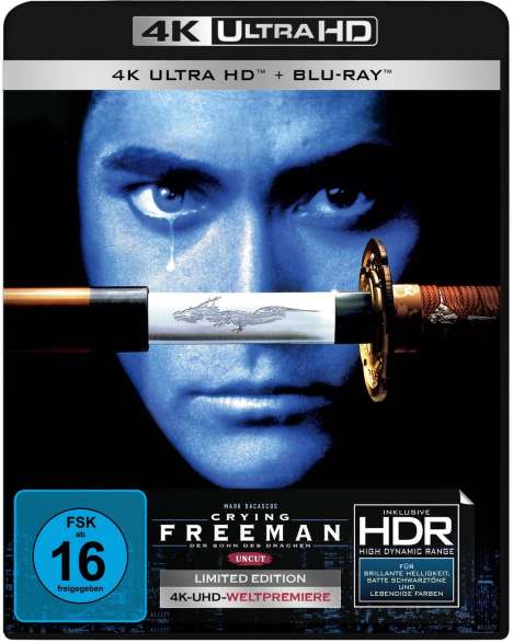 Crying Freeman (Ultra HD Blu-ray &amp; Blu-ray), 1 Ultra HD Blu-ray und 1 Blu-ray Disc