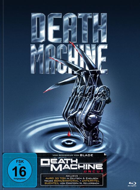 Death Machine (Blu-ray &amp; DVD im Mediabook), 1 Blu-ray Disc und 1 DVD
