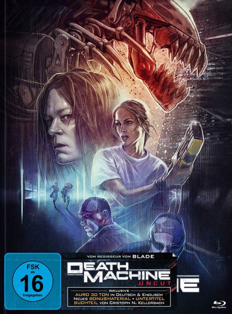 Death Machine (Blu-ray &amp; DVD im Mediabook), 1 Blu-ray Disc und 1 DVD