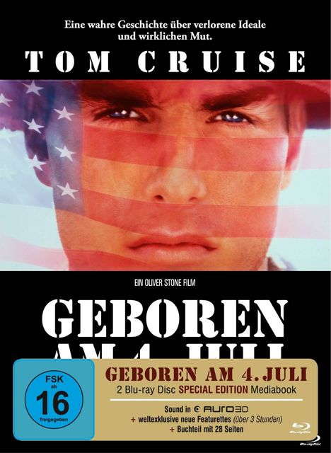 Geboren am 4. Juli (Blu-ray im Mediabook), 2 Blu-ray Discs