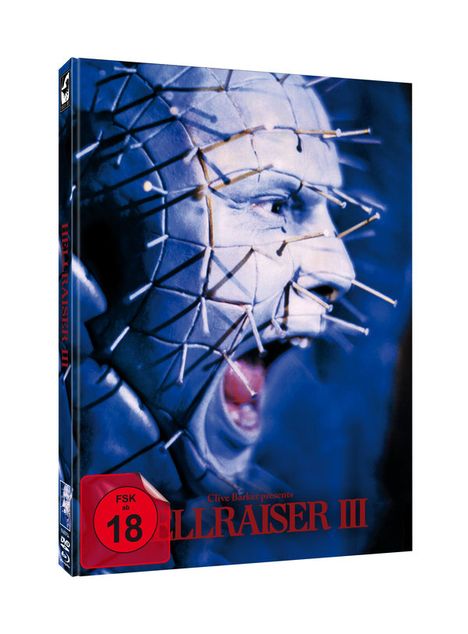 Hellraiser 3 - Hell on Earth (Blu-ray &amp; DVD im Mediabook), 1 Blu-ray Disc und 1 DVD