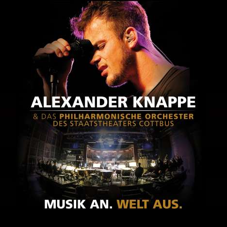 Knappe (Alexander Knappe): Musik An. Welt Aus. (Live), 1 CD und 1 DVD