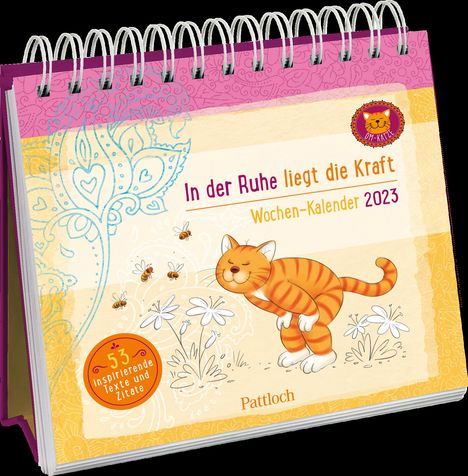 Om-Katze: In der Ruhe/ Wochen-Kalender 2023, Kalender