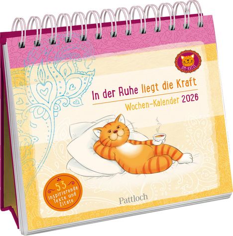 Om-Katze: In der Ruhe liegt die Kraft 2026, Kalender