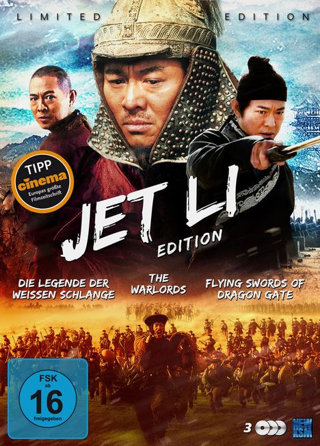 Jet Li Edition, 3 DVDs