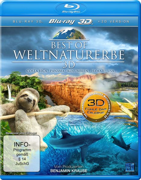 Best of Weltnaturerbe (2D &amp; 3D Blu-ray), Blu-ray Disc