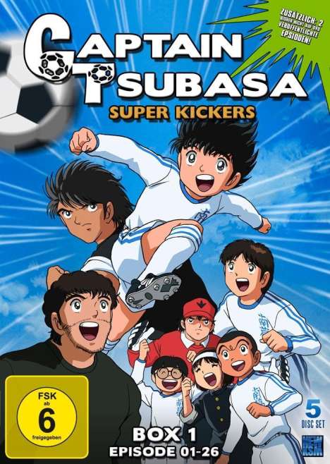 Captain Tsubasa - Super Kickers Box 1, 5 DVDs