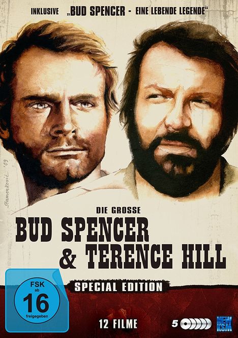 Bud Spencer &amp; Terence Hill Edition (12 Filme auf 5 DVDs), 5 DVDs