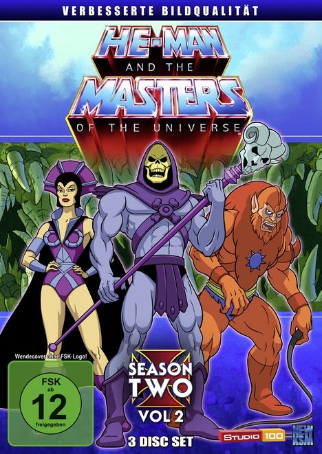 He-Man and the Masters of the Universe Season 2 Box 2, 3 DVDs