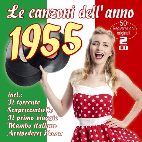 Le Canzoni Dell'Anno 1955, 2 CDs