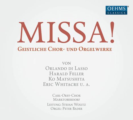 Missa - Eine musikalische Messfeier für Chor und Orgel, CD