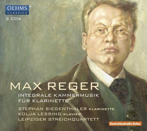 Max Reger (1873-1916): Sämtliche Kammermusik für Klarinette, 2 CDs