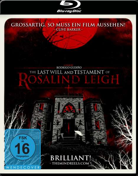 The Last Will and Testament of Rosalind Leigh (Blu-ray), Blu-ray Disc