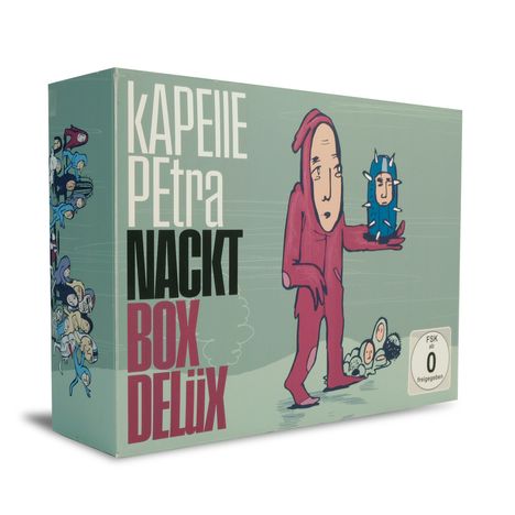 Kapelle Petra: Nackt (Limited-Deluxe-Box), 1 CD, 1 DVD und 1 Merchandise