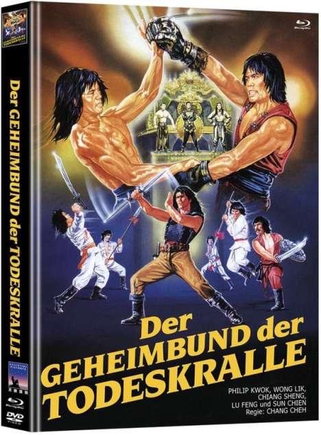 Der Geheimbund der Todeskralle (Blu-ray &amp; DVD im Mediabook), 1 Blu-ray Disc und 1 DVD