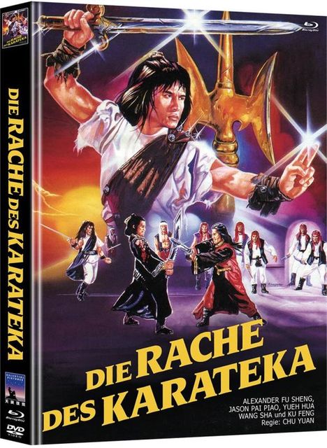 Die Rache des Karateka (Blu-ray &amp; DVD im Mediabook), 1 Blu-ray Disc und 1 DVD