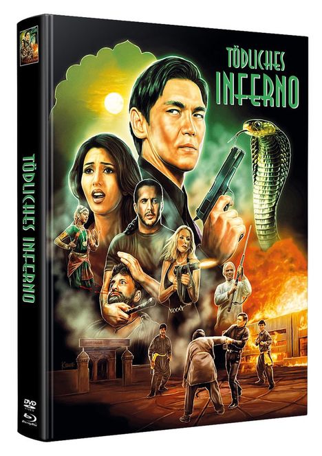 Tödliches Inferno (Blu-ray im wattierten Mediabook), 1 Blu-ray Disc und 1 DVD